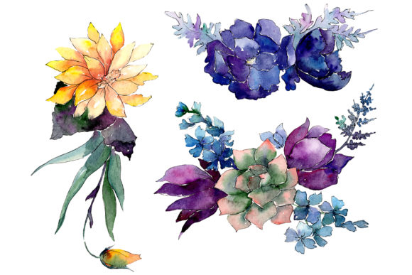 A Bouquet of Flowers Limitless Joy Watercolor Illustrations