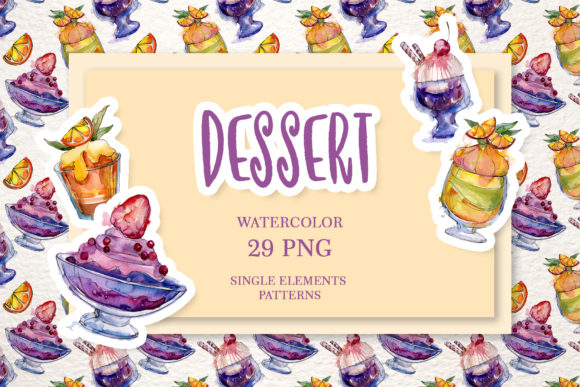 Divine Sweetness Watercolor Png & Illustrations