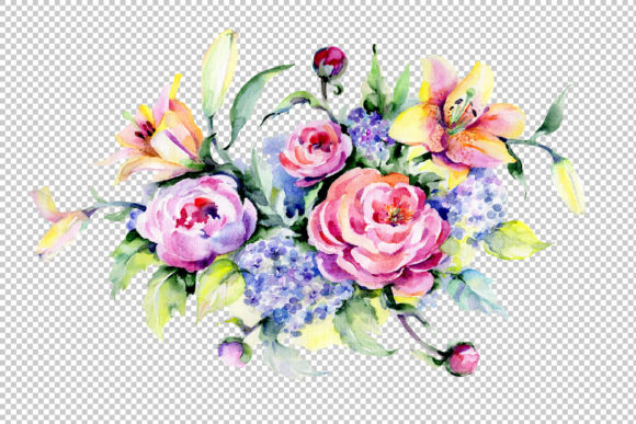 Holiday Bouquet Flowers Watercolor Set Review