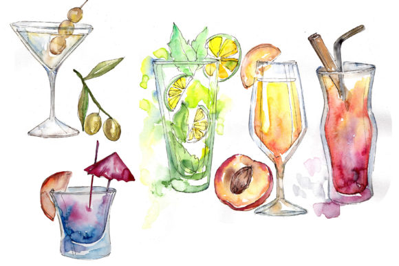 Refreshing Cocktails Watercolor Set Review