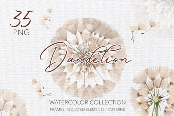 Summer Dandelion Collection Watercolor Png Review